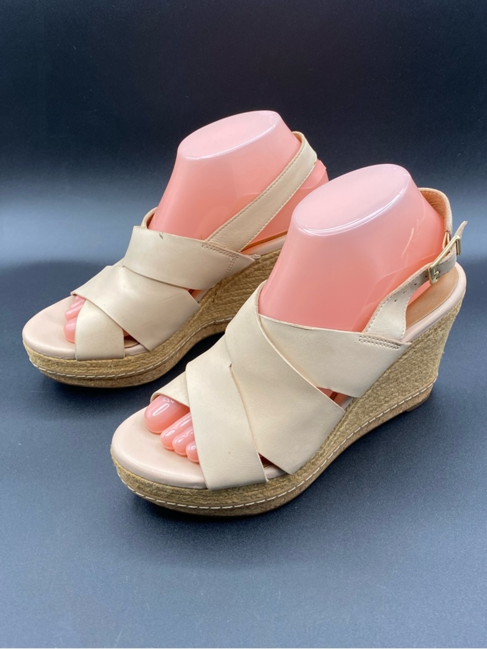 Clarks Lafley Alaine Wedge Sandals Size 7.5